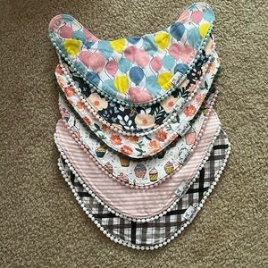 Copper Pearl girl bib bundle